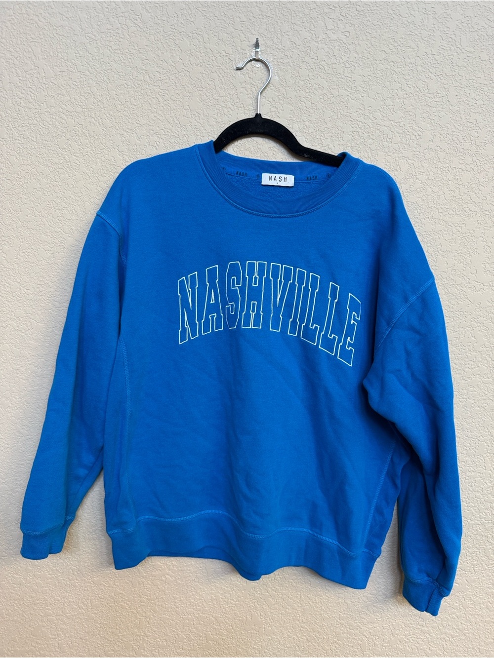 Nash Nashville Oversized Graphic Sweatshirt - Size Small - Like New